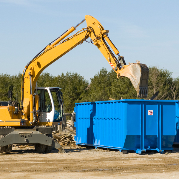 can i choose the location where the residential dumpster will be placed in May